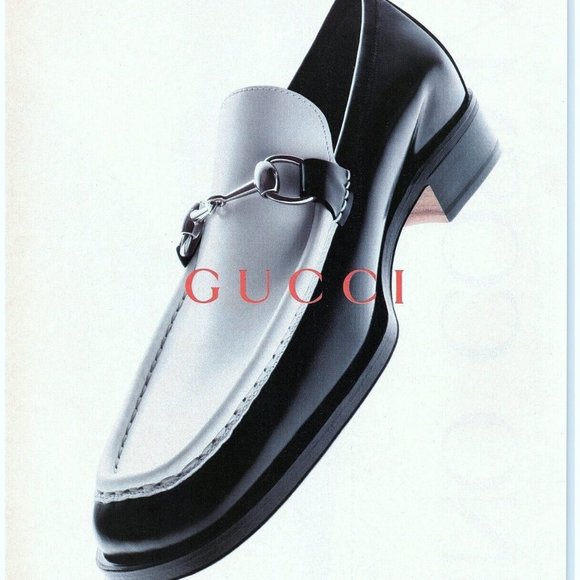 Gucci Horsebit Loafers Vintage 1996 Two-Tone Black & White, M Sz 5.5 D; W Sz 7 - Picture 15 of 16